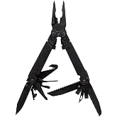 SOG PowerAccess Assist Full-Sized Well-Rounded Daily Use Multi-Tool | One-Handed Assisted Opening | 21 Tools, Black