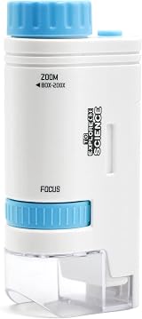 TFHAllOSTYLE 200x Zoom Mini Microscope Portable Pocket LED Light HD Kids view 3