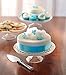 Platter Pleasers Cupcake/Cake Stand - 3 Piece set - Clear/White (Clear)