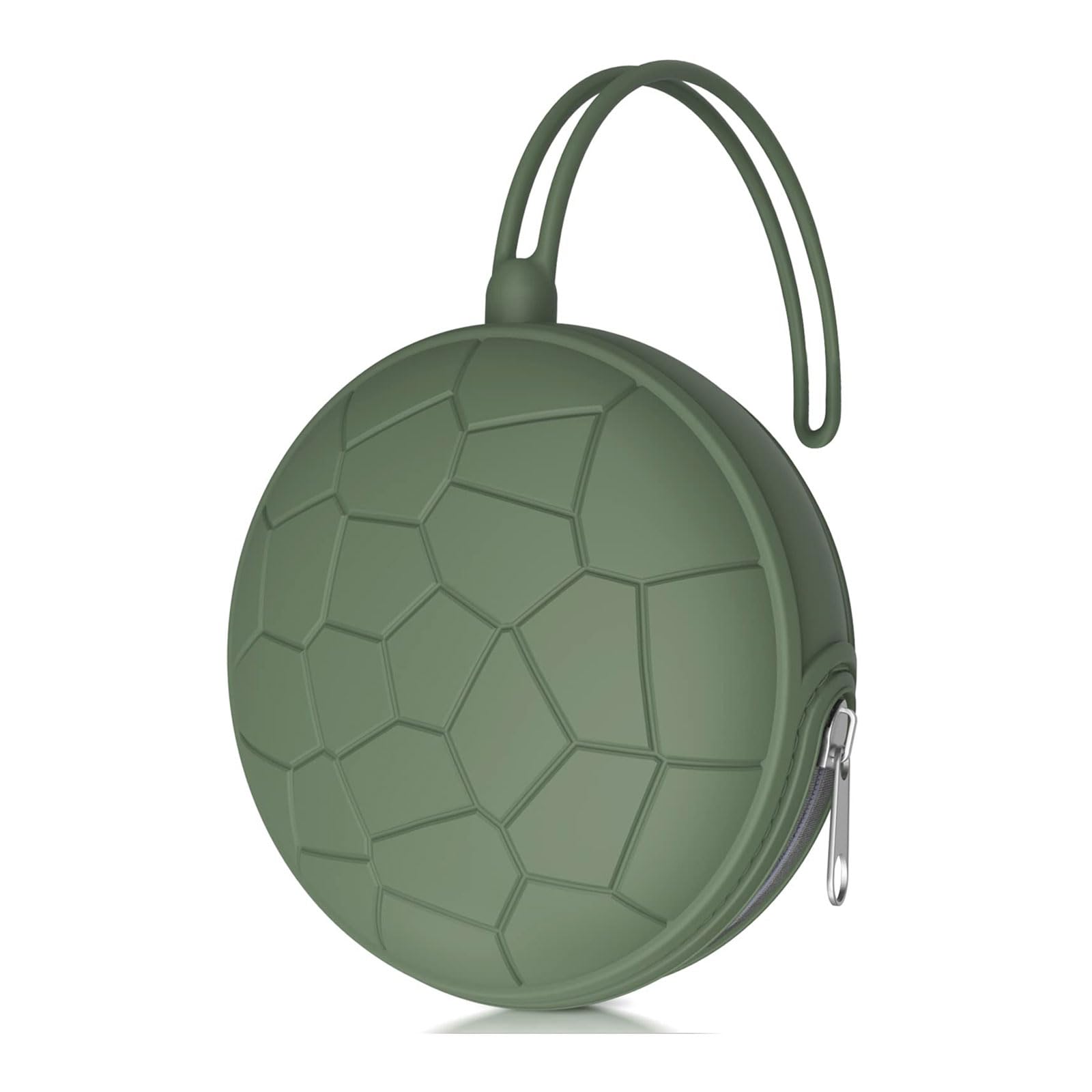 Smlpuame Dummy Holder Case Set,BPA Free Silicone Pacifier Holder Pod,Dummy Storage Box,Portable Soother Pods for Baby Nappy Changing Bag Stroller,Travel,Home,Easy to Clean(Green)