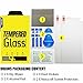 Draws 2.5 D Round Edge Ultrathin HD 9H Hardness Scratch Proof Bubble Free Nexus 6p Tempered Glass Screen Protector (Pack of 2)