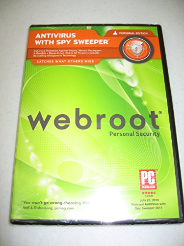 Webroot Antivirus with Spy Sweeper Personal Edition