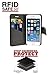 iPhone 6 / 6s Case, Yowosmart Real Leather Top Grain Leather RFID Blocking Wallet Case with Credit Card Slots Cash Pocket Stand Holder Magnetic Closure (4.7 Inch) (iPhone 6/6s Brown)