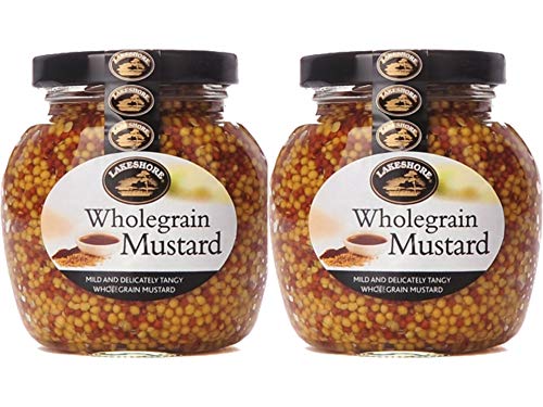 Lakeshore Plain Wholegrain Irish Mustard, 7.2oz per jar - Thumbnail 2