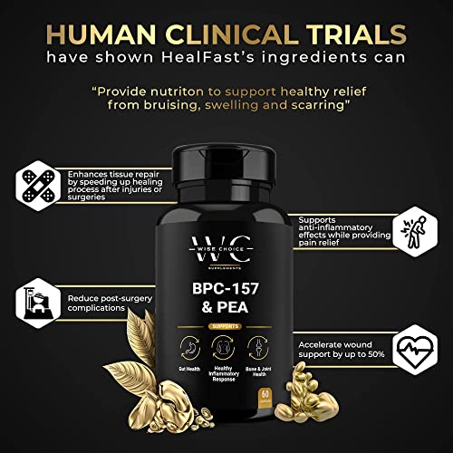 Wise Choice Supplements BPC 157 Peptide Capsules & Pea | 60 Caps | Healing  Optimization for Surgery, Wounds, Scar Treatment & Bruising in Dubai - UAE  | Whizz