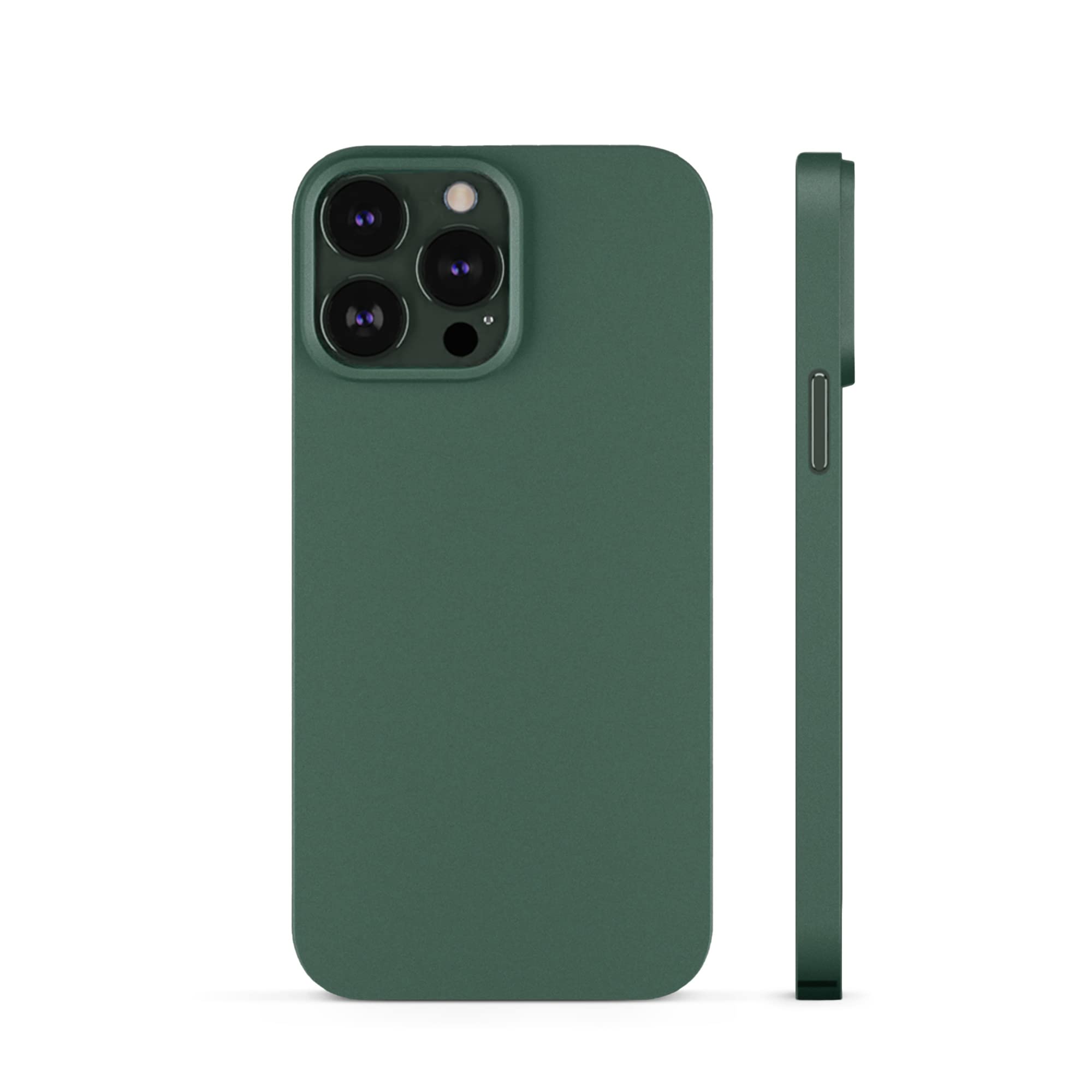 PEEL Magnetic Case for iPhone 13 Pro (Midnight Green) – Embedded Magnet Compatible with MagSafe, Thin Minimalist Design – Protects and Showcases Your Device
