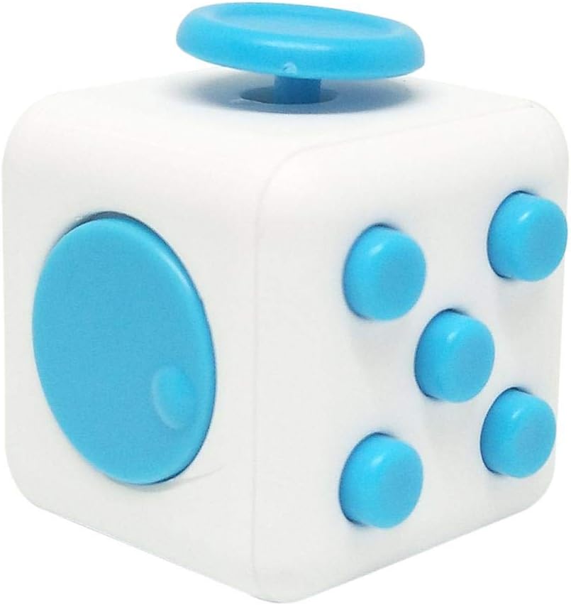 Fidget Toy Cube Toy With Click Ball, Sensory Finger Toys Folding, Self Squeeze Cubes, Relieves Stress And Anxiety For Children And Adults, Button, Rocker, Forget Stone, Scroll, Rotary Dial, Switch Key