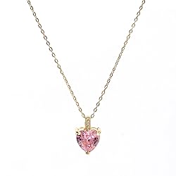 October Birthstone Necklace for Women 14K Gold