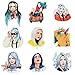 Billie Eilish The American Singer Waterproof Stickers/Decals (50 pcs) Car Stickers for Laptop Skateboard Snowboard Water Bottle Phone Car Bicycle Luggage Guitar Computer PS4(Billie Eilish)