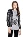 HaoDuoYi Womens Sparkle Sequin Sport Bomber Jacket