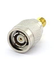 PC Accessory: DGZZI 2-Pack RP TNC Male to SMA Female RF Coaxial Adapter TNC to SMA Coax Jack Connector - DGZZI