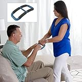 Able Life Universal Standing Handle Plus to Transfer Senior, Elderly, Bariatric, or Handicap Patient, Assists Caregiver, Nurse, or Therapist, Replacement for Gait Belt - Blue
