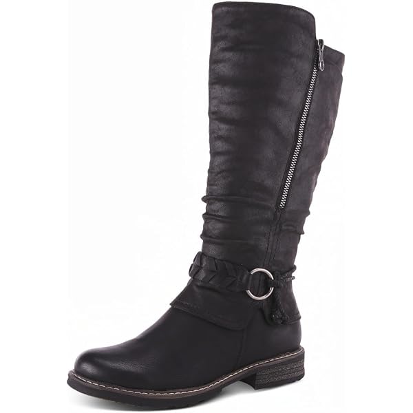 Style & Co. Women's Witty Suede Boots - Mid-Calf Faux Fur Trim Boots In Brown