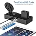 Wireless Charging Stand, CHGeek 8 in 1 Wireless Charger Station with 2 USB Ports Charging Dock Pad for Apple Watch Series 1/2/3/4, Airpods 1/2, Apple Pencil, iPhone 11/11Pro(Max/Xs/X Max/XR/X/8/8Plus