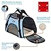 Soft-Sided Large Pet Carrier, Airline Approved,20.8x10.2x14.1Travel Tote with Cozy and Soft Dog Bed,Portable,Collapsible,Travel Friendly