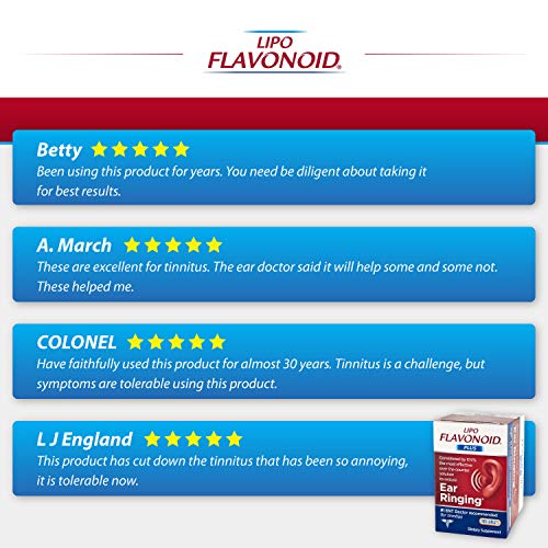 LipoFlavonoid Plus Ear Health Supplement 100 Caplets 1 ENT Doctor