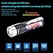 LED Flashlight with 18650 3400mAh Li-ion Battery,USB Rechargeable CREE EDC Flashlight,Nitenumen C8 850 Lumens Flashlight