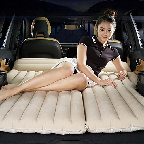LPY-Duty Multi-functional Car SUV Inflatable Air Mattress Bed Back Seat Cushion With 2 Pillows and Pump For Travel Camping Beach