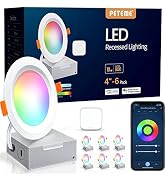 Smart LED Recessed Lighting 4 Inch 4 