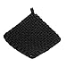Harrisville Designs Friendly Loom | 10” PRO-Sized Black Potholder Weaving Loops | Craft 2 Cotton Potholders