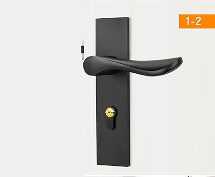 Popowbe Door Lock Indoor Wooden Door Lock Bedroom Simple