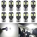 Alopee (10-Pack White 194 LED Bulb, Canbus Error Free 168 LED Bulb, 12V DC T10 Led Bulb 8-SMD 5730 Chips Replacement Bulb for 501 W5W 2825 Interior Map Dome Trunk Dashboard Light, License Plate Light