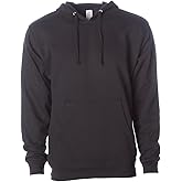 Independent Trading Co. Midweight Hooded Pullover Sweatshirt 2XL Black