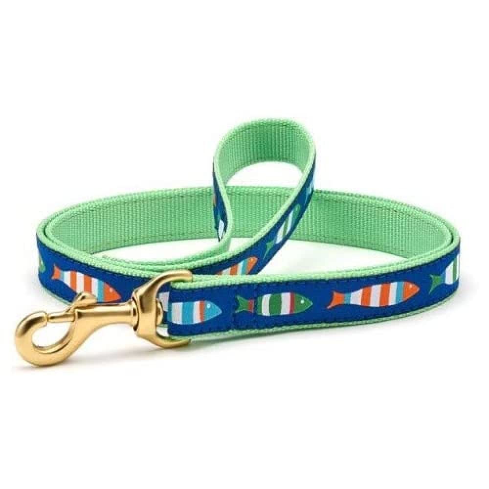 Up Country Fun-L-N Funky Fish Dog Lead Narrow (5/8 Inches)