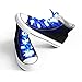 ApexPower LED Nylon Shoelaces Lights Up 3 Modes Battery Lights Shoestrings for Christmas Party Dancing Hip Pop Running Decorations(Blue---1 Pair)
