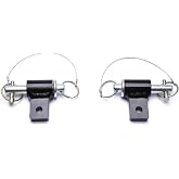 Roadmaster 030 Pair of Steel Blue Ox Tow Bar to RM Baseplate Adapters | Durable Powder-Coated | Direct and Crossbar Compatible | Motorhome Mounted Only | Easy Installation