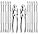 Artcome 12 Pieces Seafood Tools Set including 2 Lobster Crab Crackers and 10 Forks