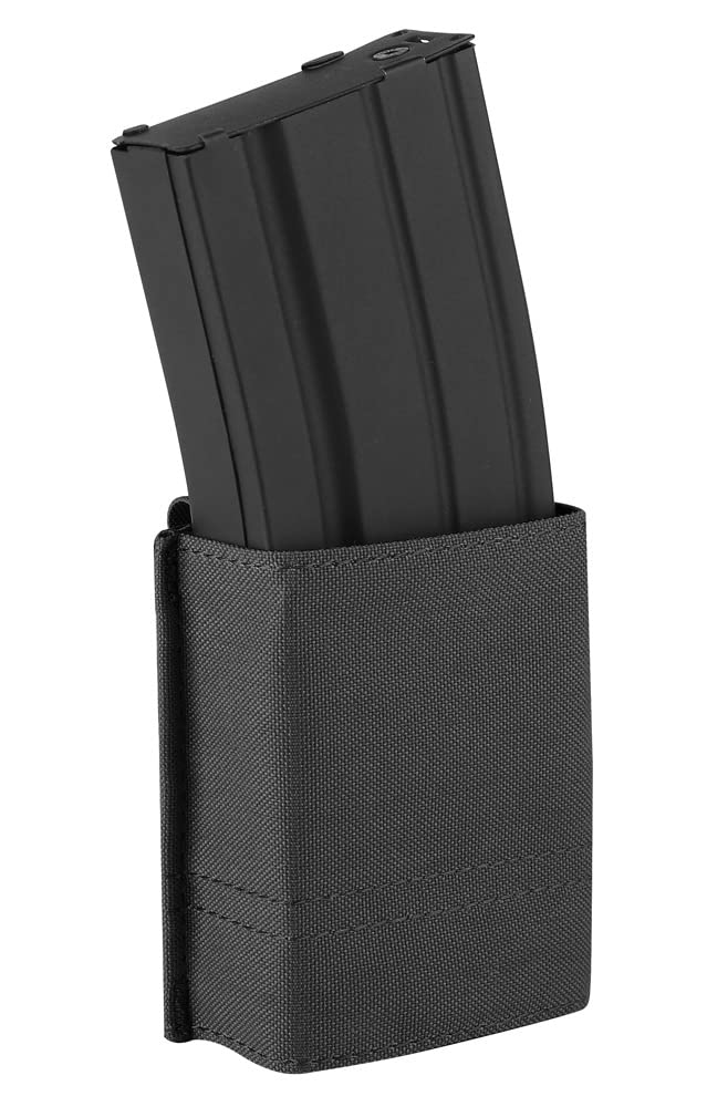 KRYDEX GEAR Tactical 5.56 Molle Magazine Pouch M4 Mag Holder with Quick Release Magazine Pouch Insert (Black)