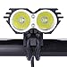 SecurityIng Waterproof 700 Lumens LED Bicycle Light 4 Modes Super Bright Bike Lamp Headlight + 8.4V Rechargeable Battery Pack + Charger for Camping, Cycling, Hiking, Riding