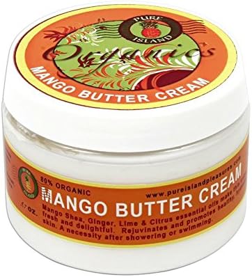 Pure Island Organic Mango Body Butter Cream 10oz (Set of 3)