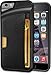 Smartish® iPhone 6/6s Wallet Case - Wallet Slayer Vol. 2 [Slim Protective] Credit Card Holder for Apple iPhone 6s/6 (Silk) - Black Onyx