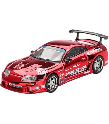 Diecast Model Car Compatible for Toyota Supra (A80) Top Secret GT