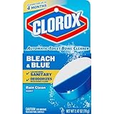 Clorox Bleach and Blue Rain Clean Scent Automatic Toilet Bowl Cleaner, 2.47 Ounce