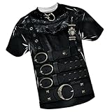 Costume -- Edward Scissorhands All-Over Front Print Sports Fabric T-Shirt