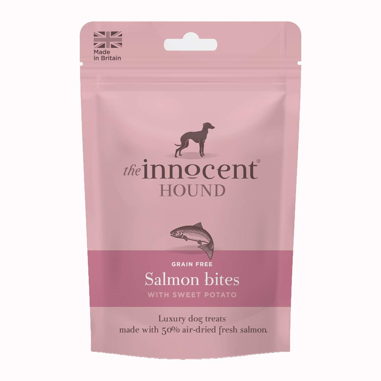 The Innocent Hound Salmon Bites with Sweet Potato, 10-Piece, 0.07 kg, Hypoallergenic Dog Treats