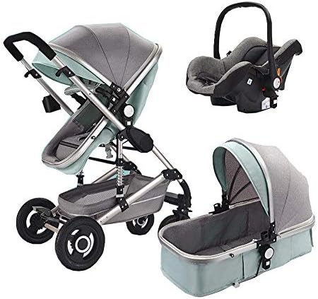 3 in 1 baby stroller for Newborns high Landscape Travel System baby stroller with Folding car seat Strollers for Children
