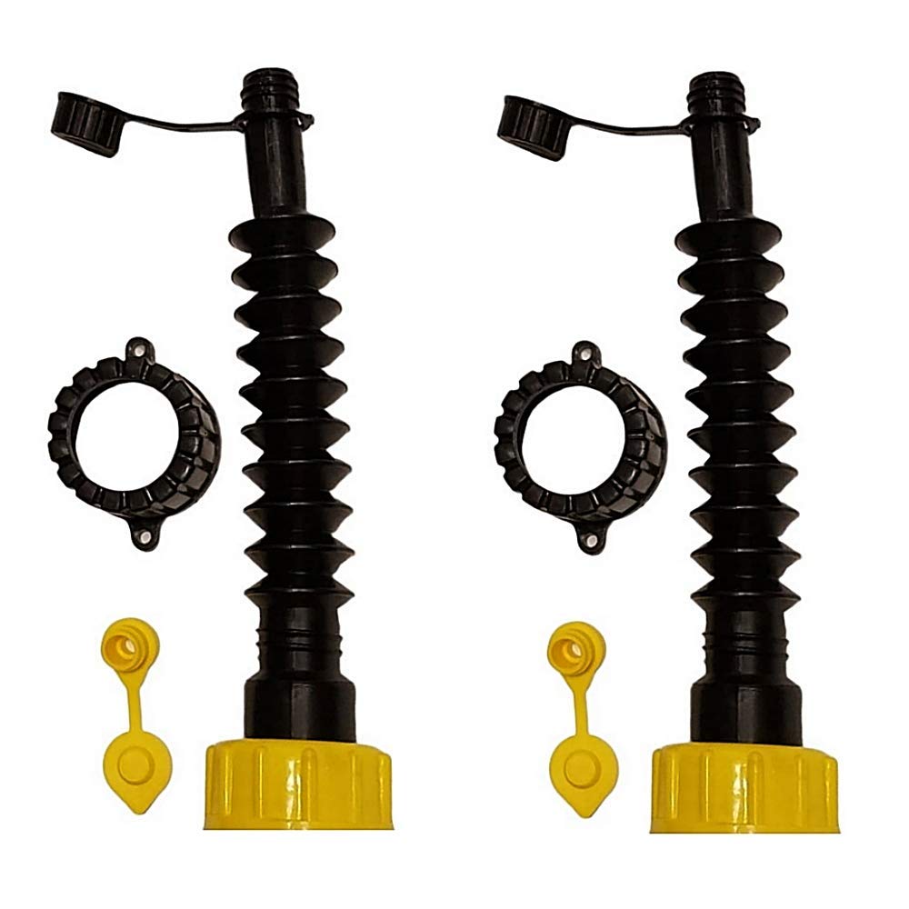 Gas Can Spouts (Improved Design) Flexible Universal