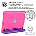 Pure Sense Buddy Antimicrobial Kids Case for iPad 6th, 5th Gen, iPad Pro 9.7 Case, iPad Air 2, 1 | Case Stand, Screen Protector, Strap and Cleaning Spray