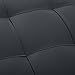 HOMCOM Twin Size Faux Leather Convertible Sofa Bed with Storage Ottoman, Steel Frame, and 2 Pillows, Black