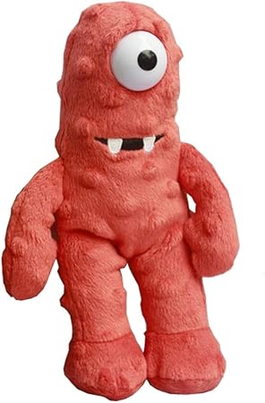 Amazon ぬいぐるみ 赤いぬいぐるみ22cm片目モンスター おもちゃ ぬいぐるみ おもちゃ