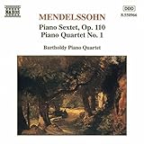 Disco de Felix Mendelssohn: «Mendelssohn: Piano Sextet, Op. 110; Piano Quartet No. 1» (Anverso)
