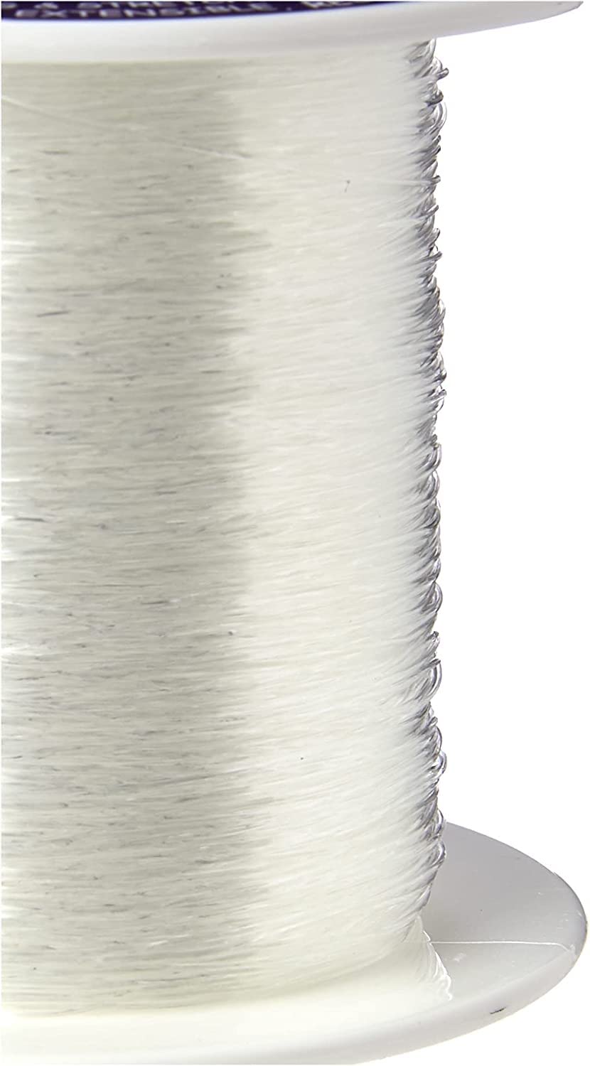 Stretch Magic Bead & Jewelry Cord - Strong & Stretchy, Easy to Knot - Clear Color - 0.5mm Diameter - 100-Meter (328 ft) Spool - Elastic String for Making Beaded Jewelry