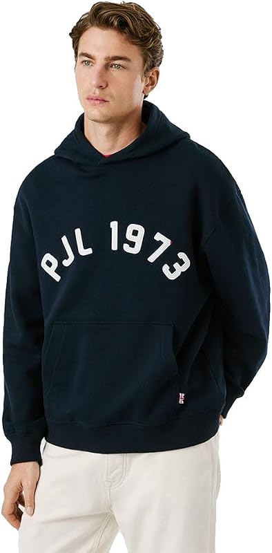 Herren Maverick Hoodie Sweatshirt, Blau (Dulwich Blue), S
