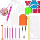 INFELING Diamond Painting Tools 36 Pieces 5D Diamond Painting Accessories Cross Stitch Tool Kits for Adult or Kids, Idea