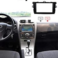 elegantstunning 2DIN Car Refitting Radio Stereo DVD FR-AME Fascia for to-yota Co-Rolla(08~10) Dash Panel Installation Kits