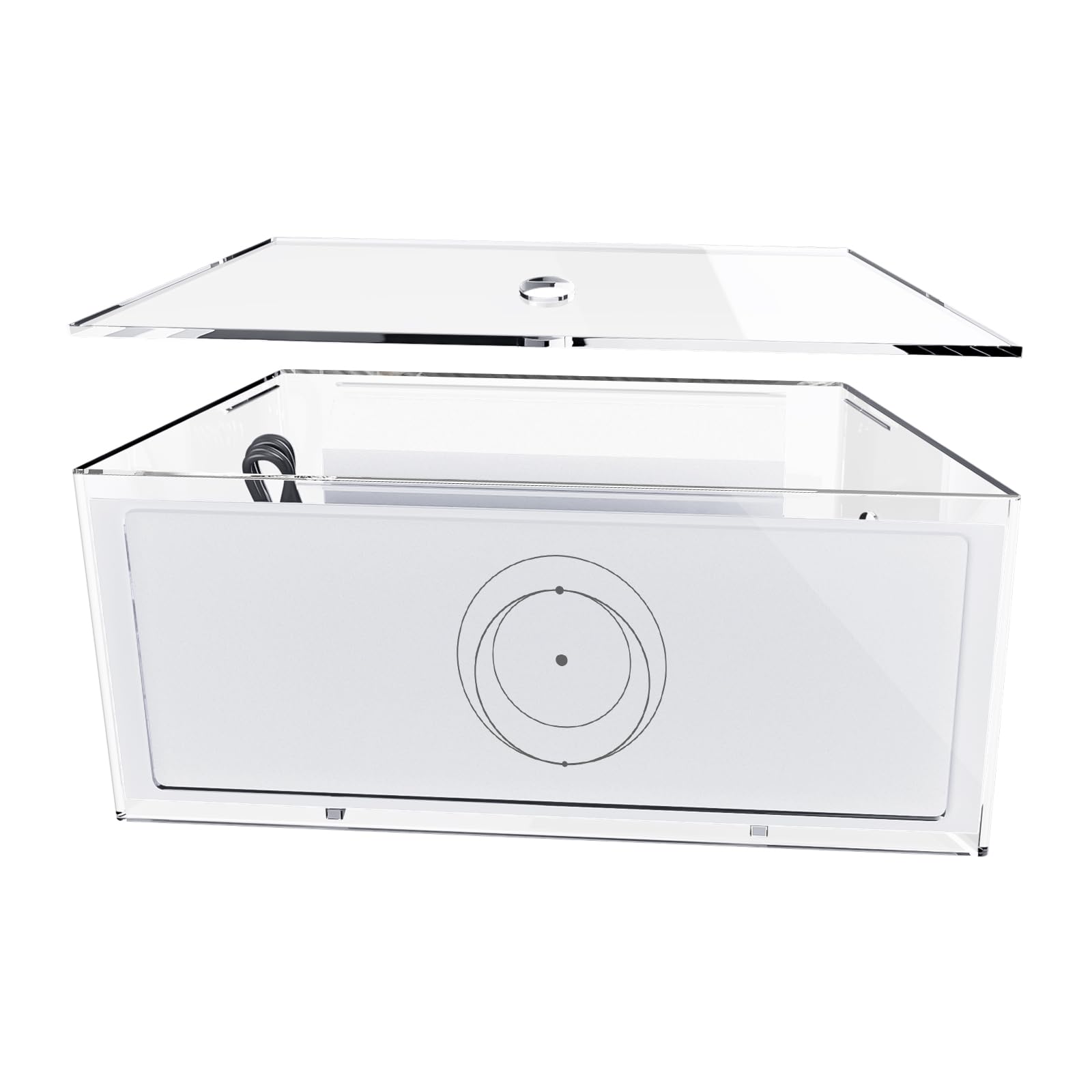 Big Clear Router Box CUHIOY Router Mount for Starlink Gen 3, Clear Acrylic Mesh Router Box ...